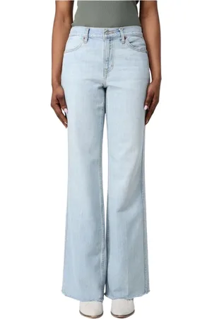 RE/DONE Jeans, Dames, Blauw, W25, Denim, Klassieke Blauwe Straight-Leg Denim Jeans