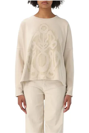 Dondup Sweatshirts & Hoodies, Dames, , XS, Abstract Print Sweatshirt