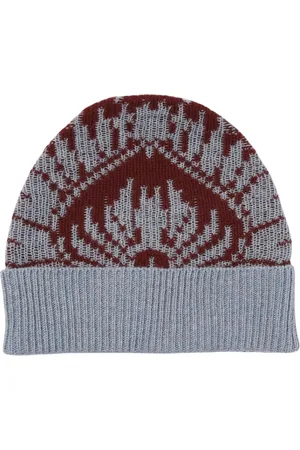 Etro Accessoires, Dames, Veelkleurig, ONE Size, Wol, Kleurrijke Gebreide Muts