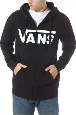 Vans Sweatshirts & Hoodies, Heren, Zwart, L, Klassieke Zip Hoodie