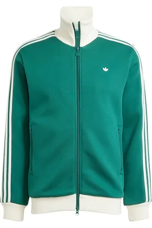 adidas Sweatshirts & Hoodies, Heren, Groen, XL, Nylon, Premium Track Top Groene Jas