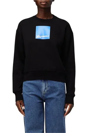 Karl Lagerfeld Sweatshirts & Hoodies, Dames, Zwart, S, Sweatshirts & Hoodies