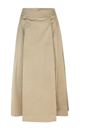 Liu Jo Rokken, Dames, , S, Katoen, Geplooide Rok met Hoge Taille