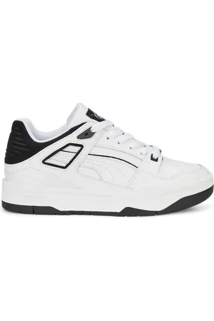 PUMA Schoenen, Heren, Wit, 38 1/2 EU, Jeugd Slipstream Sneakers Wit-Zwart