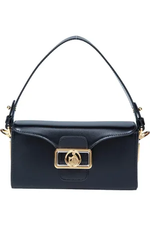Lanvin Tassen, Dames, Zwart, ONE Size, Leer, Leren Handtas in Potloodmodel