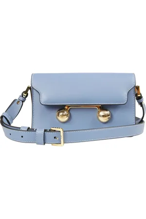 Marni Tassen, Dames, Blauw, ONE Size, Schouder Shopping Tas