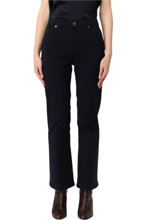 PT Torino Jeans, Dames, Blauw, W30, Katoen, Blauwe Straight Leg Jeans voor vrouwen