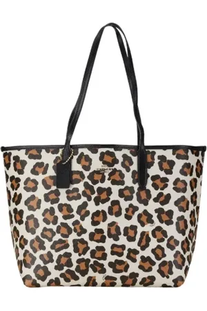 Coach Pre-owned, Dames, Wit, ONE Size, Pre-owned Canvas totes