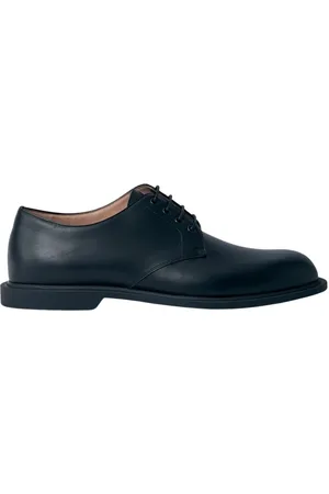 The Row Schoenen, Heren, Zwart, 41 1/2 EU, Leer, Klassieke Derby Schoen van Gepolijst Leer