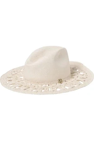 Twin-Set Accessoires, Dames, Wit, ONE Size, Witte versierde gebreide muts
