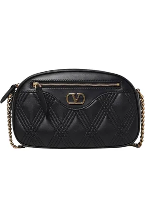 VALENTINO GARAVANI Tassen, Dames, Zwart, ONE Size, Stud Crossbody Tas