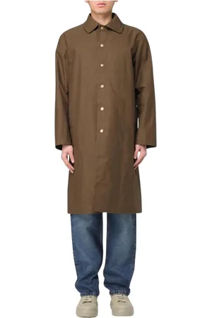 A.P.C. Mantels, Heren, Groen, M, Katoen, Militaire Katoenen Jas