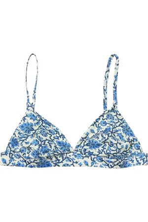 MC2 SAINT BARTH Badkleding, Dames, Veelkleurig, M, Kleurrijke Bloemen Bikini Top