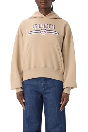 Gucci Sweatshirts & Hoodies, Dames, , L, Sweatshirt met Geborduurd Logo