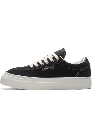 S.W.C. Stepney Workers Club Schoenen, unisex, Zwart, 37 EU, Suède, Zwart Wit Suède Cup Sneakers