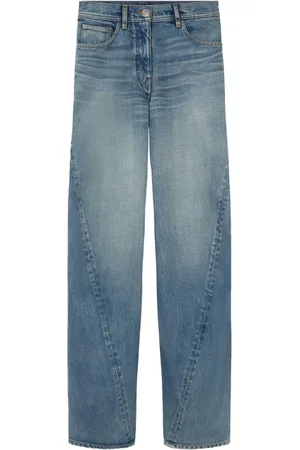 VERSACE Jeans, Dames, Blauw, W25, Denim, Denim Broek met Klassieke Blauwe Stijl