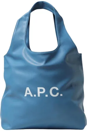 A.P.C. Tassen, Dames, Blauw, ONE Size, Leer, Blauwe Schoudertas Elegant Veelzijdig Accessoire