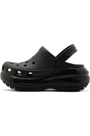 Crocs Schoenen, Dames, Zwart, 39 EU, Clic Mega Crush Klomp