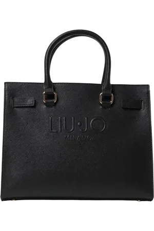Liu Jo Tassen, Dames, Zwart, ONE Size, Leer, Elegante Witte Tote Tas met Logo