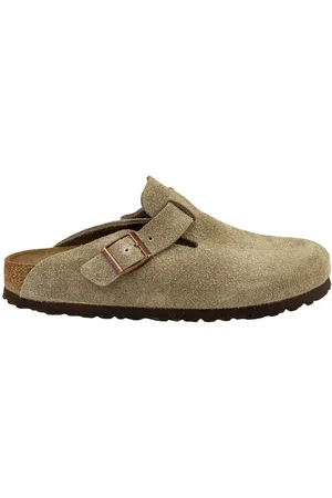Birkenstock Schoenen, Heren, , 41 EU, Suède, Sandalen Boston Soft Footbed