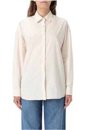 The Row Blouses & Shirts, Dames, , S, Elegante Langemouwenshirt