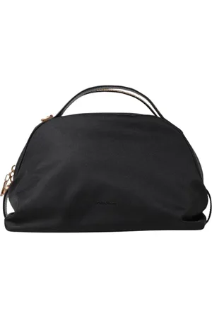 Borbonese Tassen, Dames, Zwart, ONE Size, Nylon, Stijlvolle Zwarte Crossbody Tas
