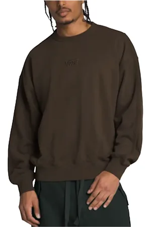 Vans Sweatshirts & Hoodies, Heren, Bruin, XL, Premium Crew Fleece Sweatshirt