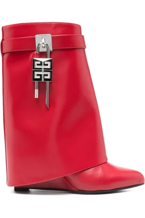 Givenchy Schoenen, Dames, Rood, 37 EU, Stijlvolle Laarzen voor Modieuze Look