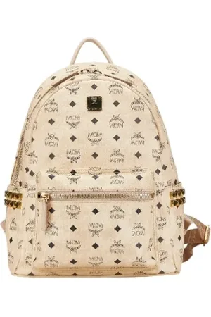 MCM Pre-owned, Dames, , ONE Size, Leer, Pre-owned Leather backpacks