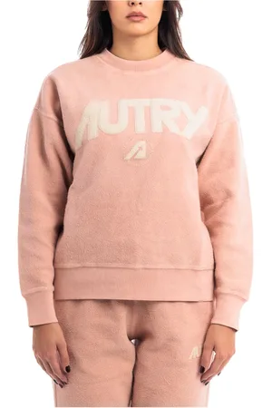 Autry Sweatshirts & Hoodies, Dames, Roze, S, Crewneck Sweatshirt
