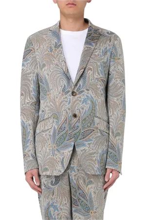 Etro Jassen, Heren, Veelkleurig, M, Paisley Print Blazer