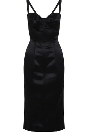 Dolce & Gabbana Kleedjes, Dames, Zwart, XS, Elegante Zwarte Jurk