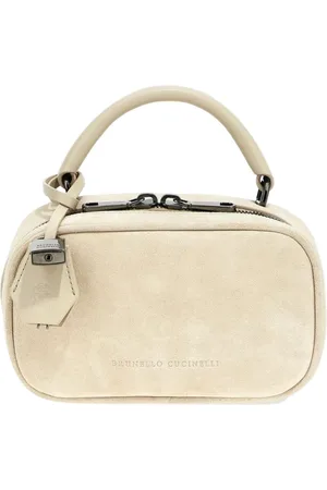 Brunello Cucinelli Tassen, Dames, , ONE Size, Leren Crossbody Schoudertas
