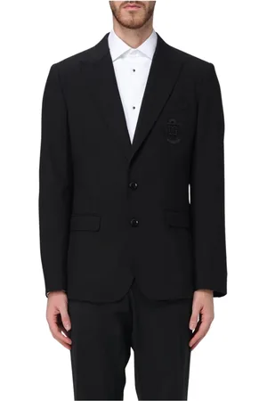 Dolce & Gabbana Pakken, Heren, Zwart, M, Wol, Klassieke Zwarte Blazer voor Mannen