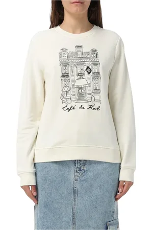 Karl Lagerfeld Sweatshirts & Hoodies, Dames, Wit, M, Sweatshirts & Hoodies
