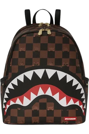 Sprayground Tassen, Heren, Bruin, ONE Size, Mini Karakter Check Rugzak