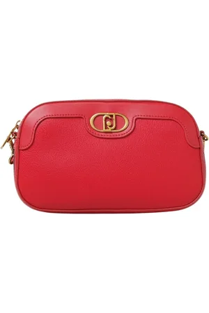 Liu Jo Tassen, Dames, Rood, ONE Size, Geel Room Crossbody Tas