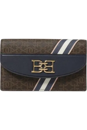 Bally Tassen, Dames, Veelkleurig, ONE Size, Katoen, Monogram Portemonnee Clutch