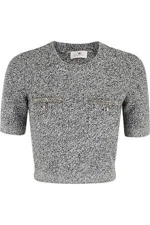 Elisabetta Franchi Truien, Dames, Zwart, S, Gebreide Trui