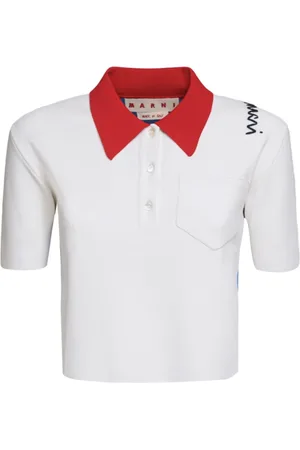Marni Tops, Dames, Veelkleurig, S, Polo Trui