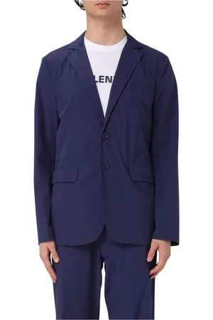 Aspesi Jassen, Heren, Blauw, S, Nylon, Blauwe Nylon Blazer Modern Fit