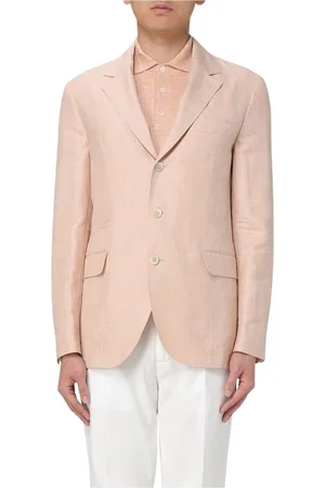Brunello Cucinelli Jassen, Heren, , L, Leer, Elegant Blazer