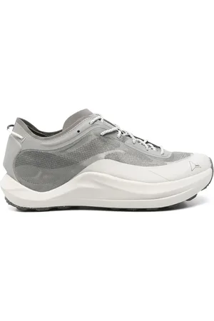 ROA Schoenen, Heren, Grijs, 43 EU, Lichtgrijze Chunky Sole Sneakers