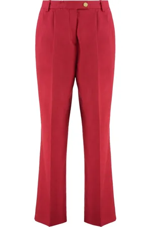 Tommy Hilfiger Broeken, Dames, Rood, S, Polyester, Sofia Richie Grainge Viscosebroek