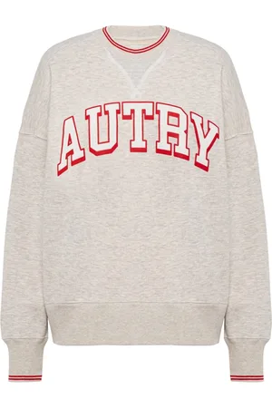 Autry Sweatshirts & Hoodies, Dames, Grijs, S, Katoen, Sweatshirts