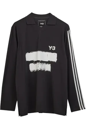 adidas Tops, Heren, Zwart, S, Grafisch Logo Longsleeve Tee