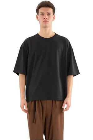 Seven Gauge Tops, Heren, Zwart, L, Boxy Tee in zware jersey