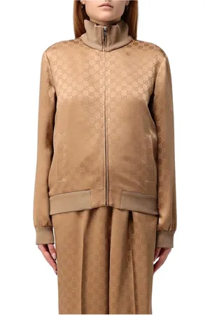 Gucci Sweatshirts & Hoodies, Dames, , S, GG-patroon Zip Up-jack