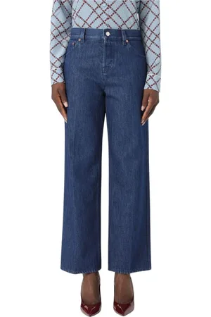 Gucci Jeans, Dames, Blauw, W28, Denim, Stijlvolle Denim Jeans