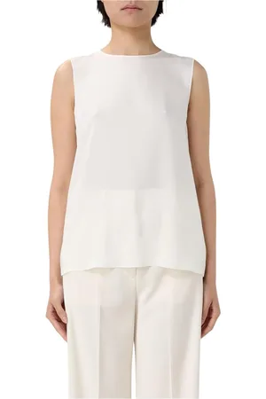 THEORY Tops, Dames, , S, Roze Zijden Mouwloze Blouse